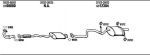 WALKER NI41711 система выпуска ог на NISSAN BLUEBIRD Hatchback (T72, T12)