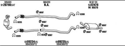 WALKER OP30174 система выпуска ог на OPEL CORSA C (F08, F68)
