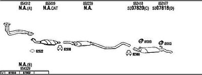WALKER OP52906A система выпуска ог на OPEL ASCONA C (81_, 86_, 87_, 88_)