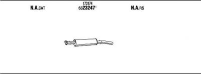 WALKER PET05629 система выпуска ог на PEUGEOT BOXER автобус (230P)