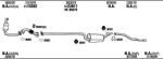 WALKER VOK019813A система выпуска ог на VOLVO C30