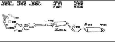 WALKER VWT14677C система выпуска ог на VW BORA универсал (1J6)