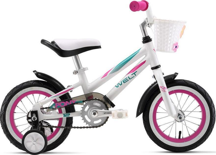 Велосипед Welt Pony 12 2017 white/purple/mint green (б/р)