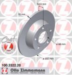ZIMMERMANN ДИСК ТОРМ AUDI A6 QUATTRO/AVANT ЗАД 97/05-<< (100.3322.20)