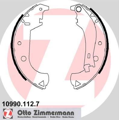 Zimmermann 10990.112.7 комплект тормозных колодок на FIAT DOBLO вэн (223, 119)