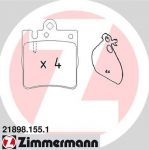 ZIMMERMANN КОЛОДКИ ТОРМ.ЗАД. MERCEDES W203 5/00->/ W210 E200;240;240+ESP;250TD;270CDI;280;320;320CDI;420;430;E (21898.155.1)
