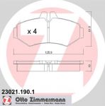 ZIMMERMANN КОЛОДКИ ТОРМ.ЗАД. MERCEDES W463 G270-G500 9/94-> ,SPRINTER 2-T/3-T 2/95-4/00 ,VW LT 28-35 II 2,3/2,5 (23021.190.1)