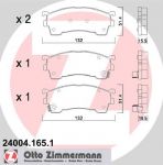 Zimmermann 24004.165.1 комплект тормозных колодок, дисковый тормоз на MAZDA 626 V Hatchback (GF)