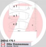 ZIMMERMANN Колодки торм.пер. (24510.170.1)