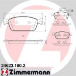 Zimmermann 24623.180.2 комплект тормозных колодок, дисковый тормоз на VW TRANSPORTER V фургон (7HA, 7HH, 7EA, 7EH)