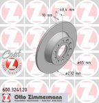Zimmermann 600.3241.20 тормозной диск на VW GOLF ALLTRACK (BA5)