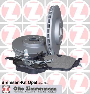 Zimmermann 640.4223.00 комплект тормозов, дисковый тормозной механизм на NISSAN INTERSTAR c бортовой платформой/ходовая часть