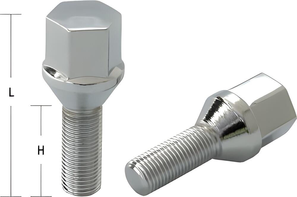 Advan Болт M12x1,5 (56/ 28) hex17 конус CH blister 5 (ЯПОНИЯ) Z6312 OGS161355