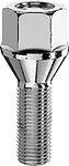 Bimecc B14 колёсный болт M12×1,25×28, CH19, конус 60°, цинк