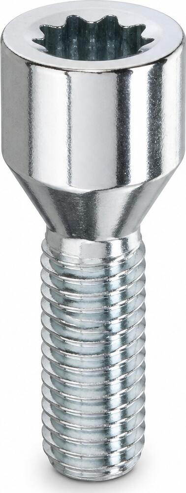 Bimecc Tuner D20 болт M12×1,5×26, 51 мм, внутренняя звезда, конус 60°, цинк