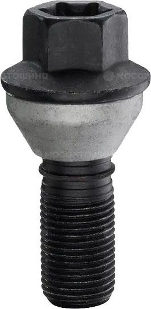 Bimecc C17F27 колёсный болт M14×1,25×27,6, CH17, конус 60°, цинк