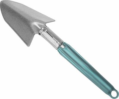 ЧЕТЫРЕ СЕЗОНА 64-0014 Совок садовый широкий с цельнометаллической ручкой покрытой пластиком ЧЕТЫРЕ СЕЗОНА
