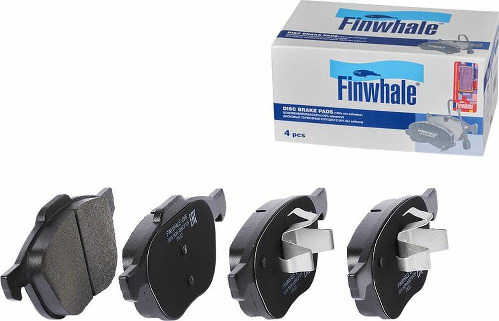 Finwhale V386 передние дисковые колодки для Ford, Mazda и Volvo, 4 шт.