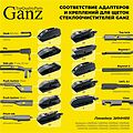 GANZ Winter GIS01042 Щетка стеклоочистителя зимняя 500 мм каркасная 1 шт (6 адаптеров)