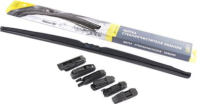 GANZ Winter GIS01043 Щетка стеклоочистителя зимняя 500 мм каркасная 1 шт (6 адаптеров)