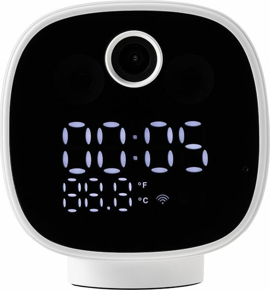 HALSA HSL-S-102W Умная Wi-Fi камера 5в1 с часами, термометром и ночником HALSA