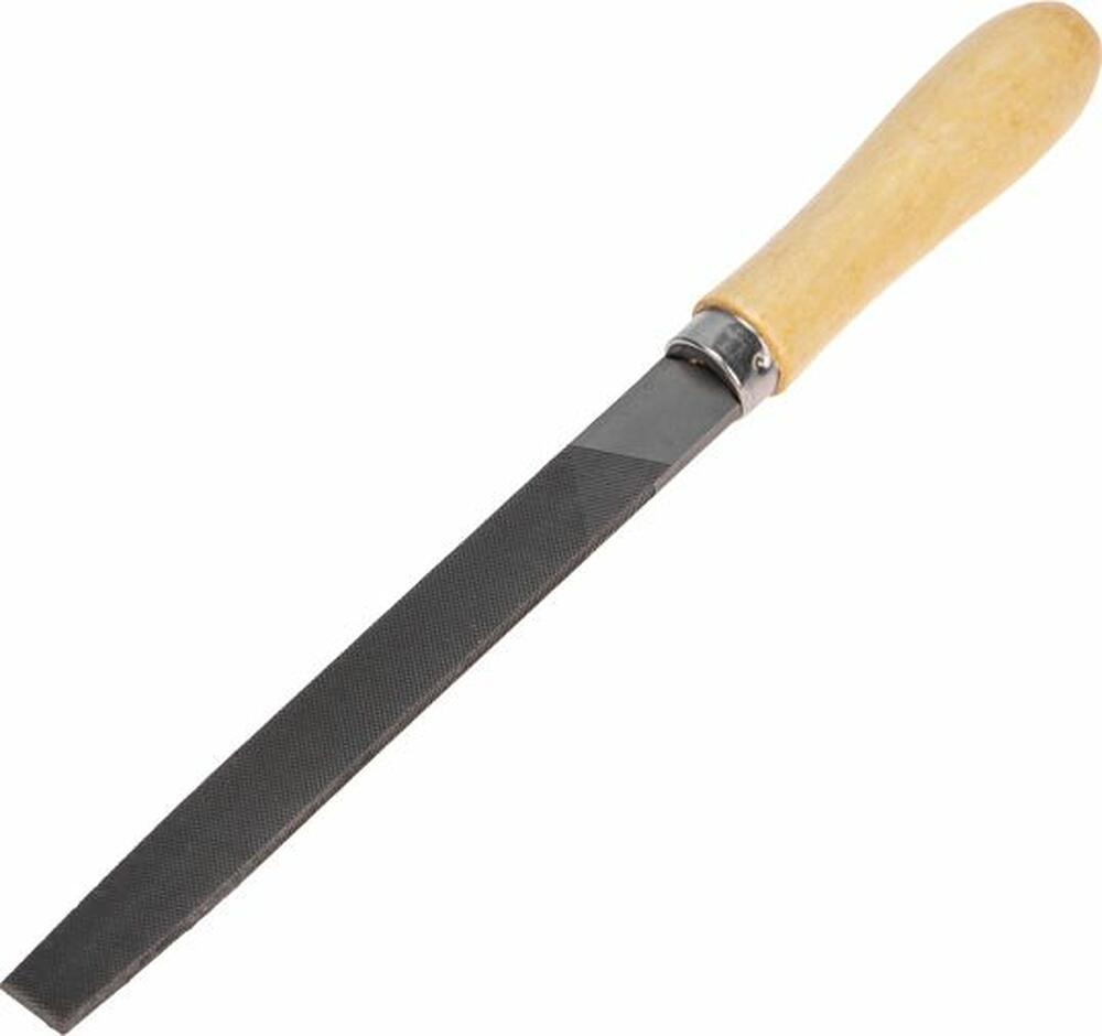 Kranz KR-12-4122 Напильник плоский KRANZ 150 мм, деревянная ручка
