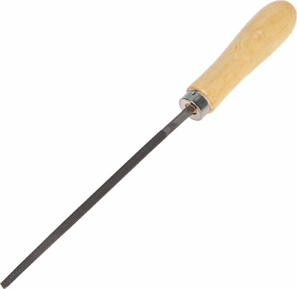 Kranz KR-12-4123 Напильник круглый KRANZ 150 мм, деревянная ручка