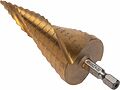 Kranz KR-12-6613 Сверло по металлу ступенчатое ТИТАН 4,0-32,0мм, 102мм, 65 HRC, Р6М5 TiN KRANZ