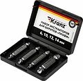 Kranz KR-12-6703 Набор экстракторов для шурупов Профи KRANZ