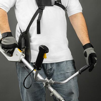 Kranz KR-16-1212 Триммер электрический KR-1400, 1400Вт, 420/255мм, катушка+диск, разборная штанга KRANZ