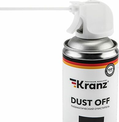 Kranz KR-181-001 Пневматический очиститель DUST OFF, 520мл (400мл), аэрозоль KRANZ