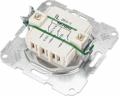 Kranz KR-78-0204 DEA Выключатель 3кл с/у 10А мех. Бел KRANZ