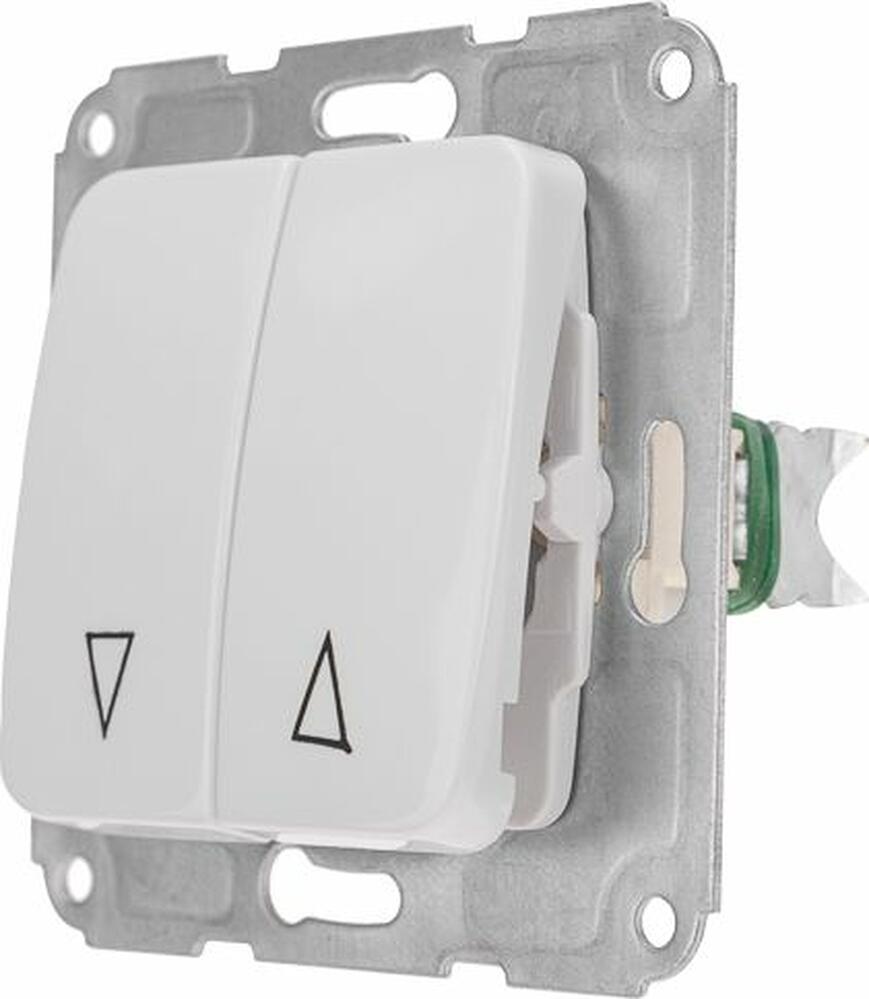 Kranz KR-78-0209 DEA Выключатель для жалюзи 2кл с/у 10А мех. Бел KRANZ