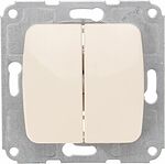 Kranz KR-78-0232 DEA Выключатель 2кл с/у 10А мех. Беж KRANZ