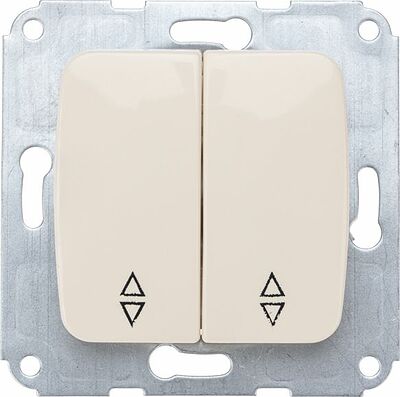 Kranz KR-78-0237 DEA Выключатель (переключатель) 2кл прох. с/у 10А мех. бежевый KRANZ