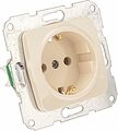 Kranz KR-78-0242 DEA Розетка 1-ая с/з з/ш с/у 16А мех. Беж KRANZ