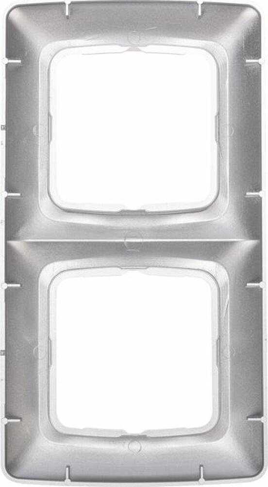 Kranz KR-78-0286 DEA Рамка 2-я горизонтальная Серебряный металлик KRANZ