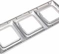 Kranz KR-78-0287 DEA Рамка 3-я горизонтальная Серебряный металлик KRANZ Kranz KR-78-0287 DEA Рамка 3-я горизонтальная Серебряный металлик KRANZ