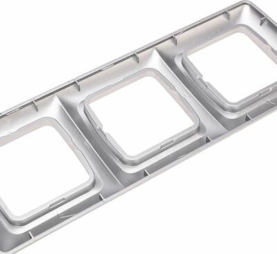 Kranz KR-78-0287 DEA Рамка 3-я горизонтальная Серебряный металлик KRANZ