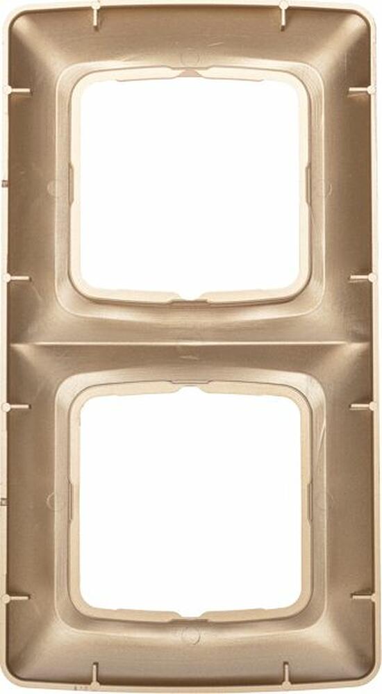 Kranz KR-78-0316 DEA Рамка 2-я горизонтальная Золотой Металлик KRANZ