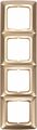 Kranz KR-78-0318 DEA Рамка 4-я горизонтальная Золотой Металлик KRANZ Kranz KR-78-0318 DEA Рамка 4-я горизонтальная Золотой Металлик KRANZ