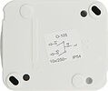 Kranz KR-78-0602 Выключатель двухклавишный Mini OG IP54 о/у, белый KRANZ