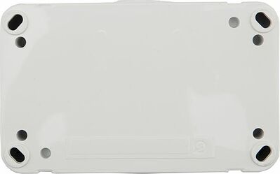Kranz KR-78-0607 Блок горизонтальный 2 розетки (керамика) Mini OG IP54 с/з, о/у, белый KRANZ