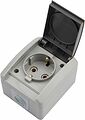 Kranz KR-78-0611 Розетка одноместная INDUSTRIAL IP54 с/з, о/у серая KRANZ Kranz KR-78-0611 Розетка одноместная INDUSTRIAL IP54 с/з, о/у серая KRANZ