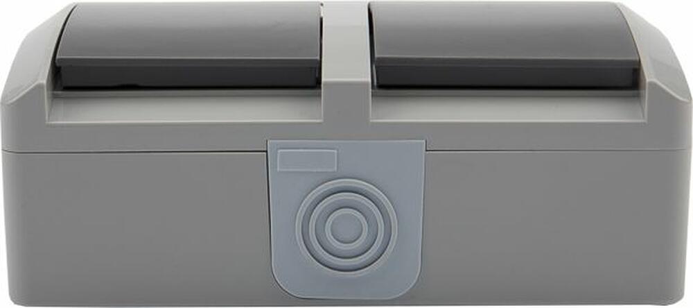 Kranz KR-78-0613 Блок горизонтальный 2 розетки INDUSTRIAL IP54 с/з, о/у, серый KRANZ