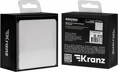 Kranz KR-78-0708-1 Выключатель ROUND 1 кл проходной (переключатель) 10А с/у перламутр KRANZ