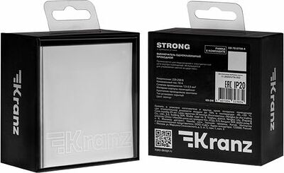 Kranz KR-78-0708-4 Выключатель STRONG 1 кл проходной (переключатель) 10А с/у жемчуг KRANZ