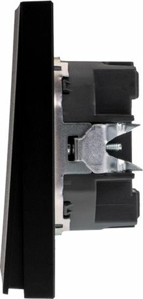 Kranz KR-78-0708-5 Выключатель STRONG 1 кл проходной (переключатель) 10А с/у антрацит KRANZ