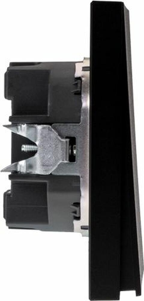 Kranz KR-78-0708-5 Выключатель STRONG 1 кл проходной (переключатель) 10А с/у антрацит KRANZ
