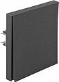 Kranz KR-78-0708-6 Выключатель STRONG 1 кл проходной (переключатель) 10А с/у графит KRANZ